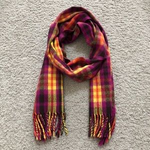 Delia’s plaid flannel scarf